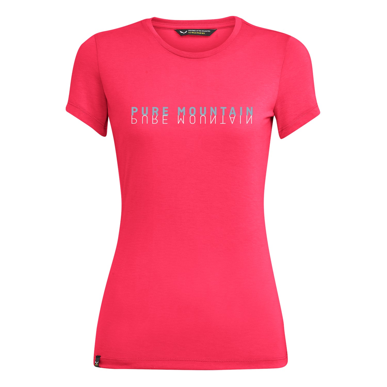 T-Shirts Salewa Pure Mountain Dri-Release® Mulher Rosa/Vermelhas 957PRWXGO